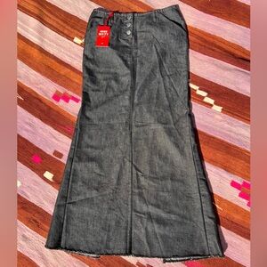 Miss Sixty Black Maxi Skirt with Elegant Flow